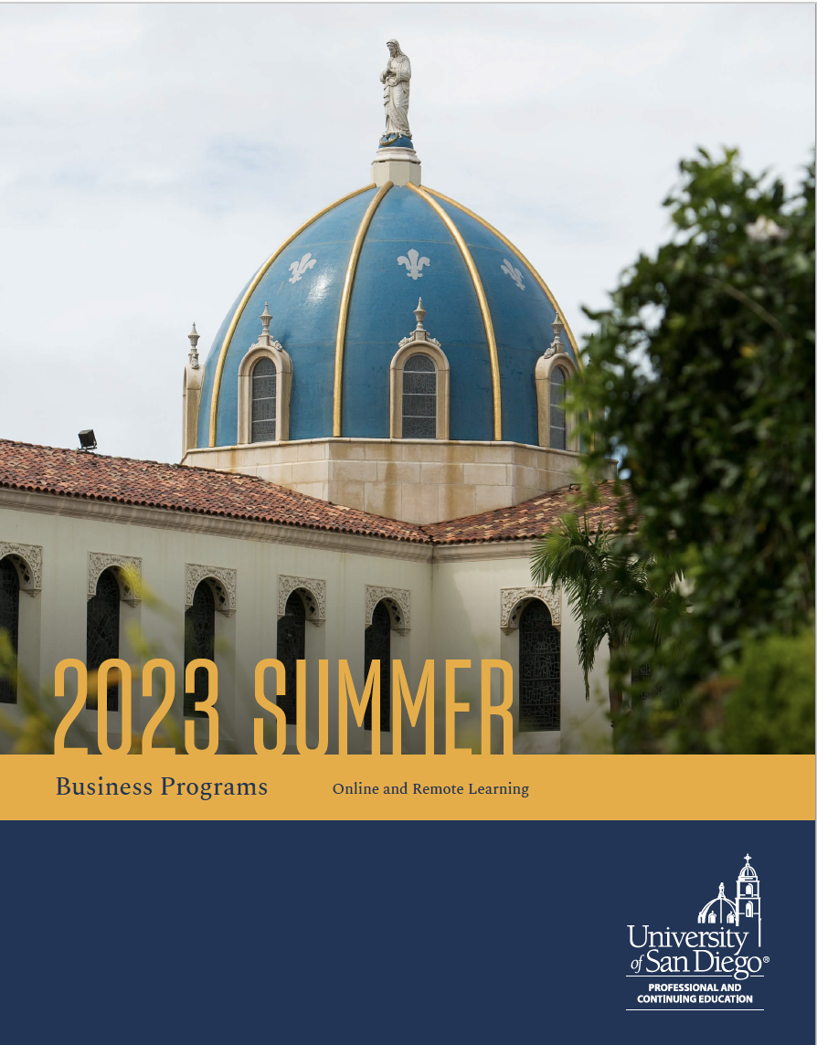 Business – University of San Diego - Professional & Continuing Education