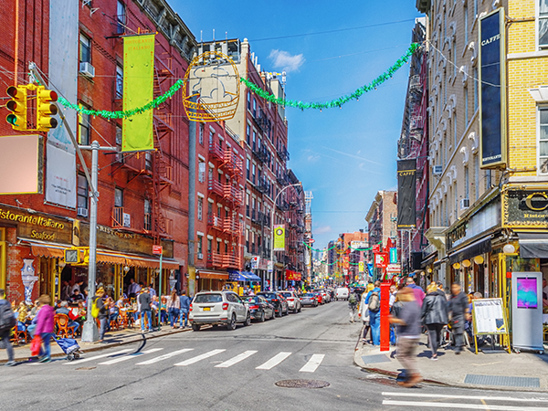 Street view of Little Italy