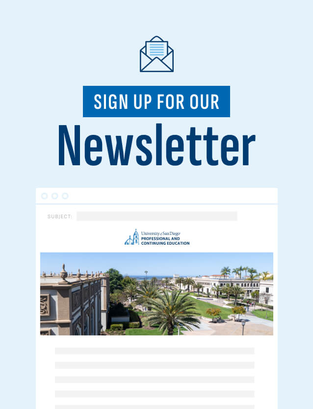 USD PCE Newsletter sign up image