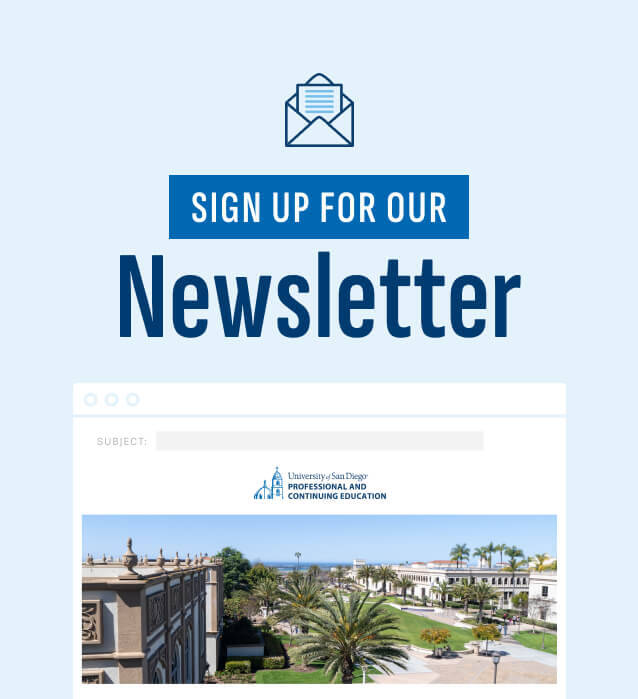 USD PCE Newsletter sign up image